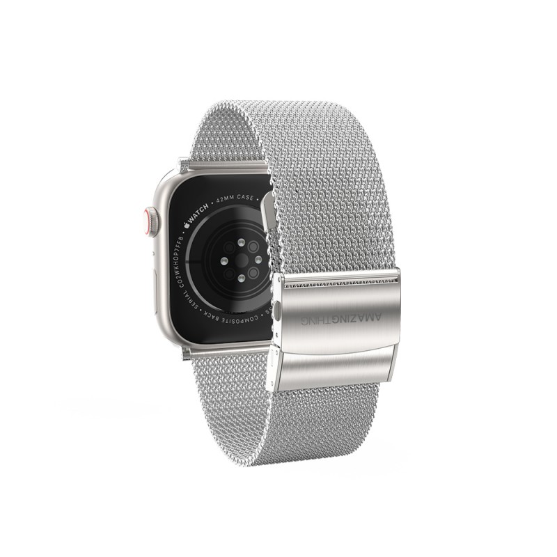 Bal-z Apple Watch 10 42mm Amazingthing Titan Metal Hasır Kordon