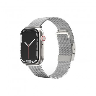 Apple Watch 10 42mm Amazingthing Titan Metal Hasır Kordon Apple Watch 10 42mm Amazingthing Titan Metal Hasır Kordon