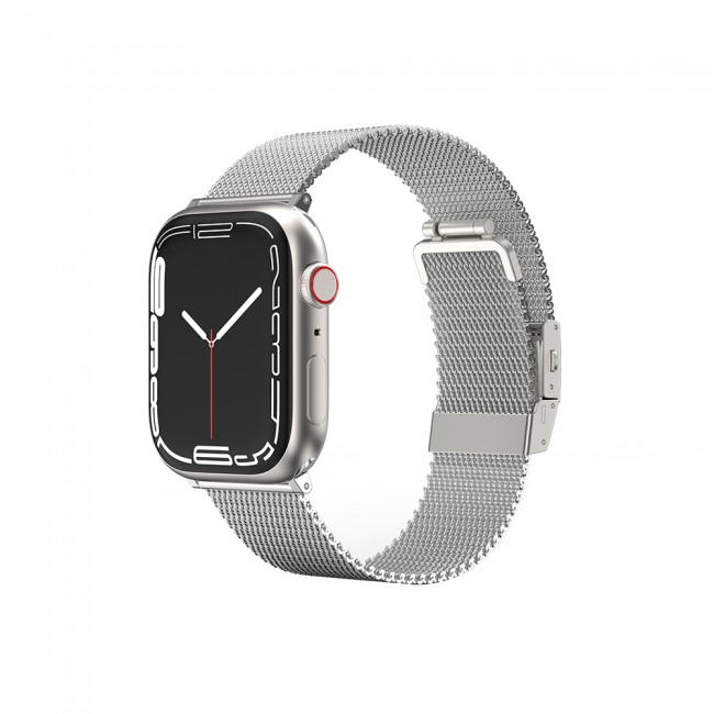 Apple Watch 10 42mm Amazingthing Titan Metal Hasır Kordon Apple Watch 10 42mm Amazingthing Titan Metal Hasır Kordon