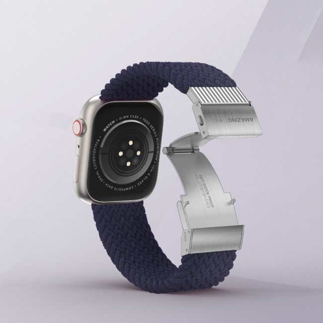 Apple Watch 10 42mm Amazingthing Titan Weave 2 Sport Örgü Kordon