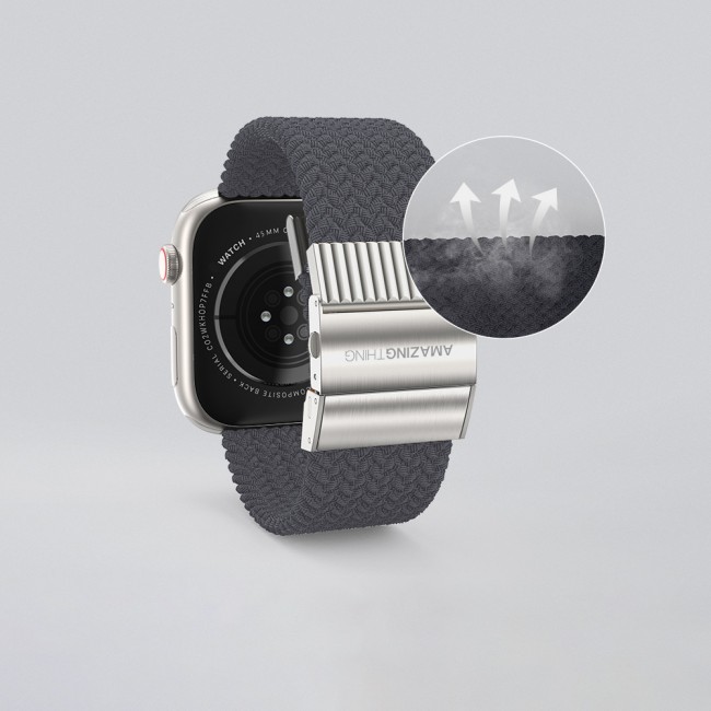 Apple Watch 10 42mm Amazingthing Titan Weave 2 Sport Örgü Kordon