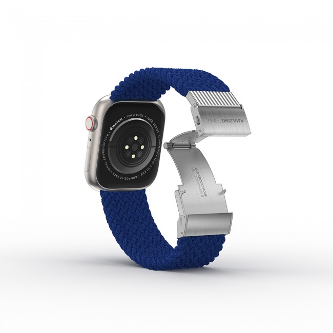 Apple Watch 10 42mm Amazingthing Titan Weave Örgü Sport Kordon