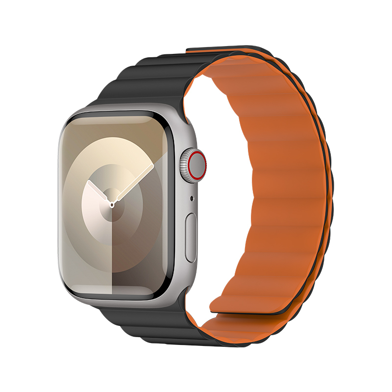 Bal-z Apple Watch 10 42mm Benks Magnetik Tak Çıkar Silikon Strap Kayış