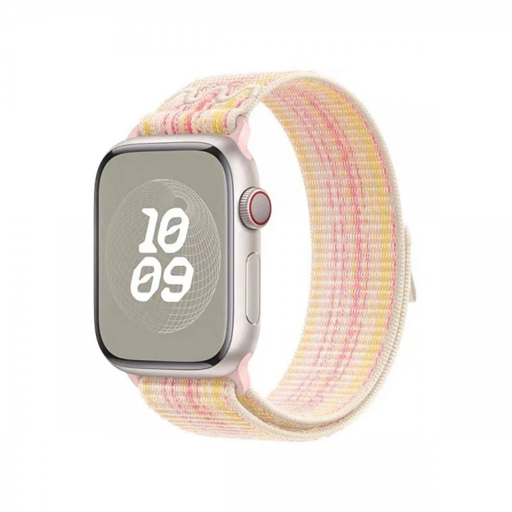 Apple Watch 10 42mm KRD-91 Hasır Kordon Strap Kayış