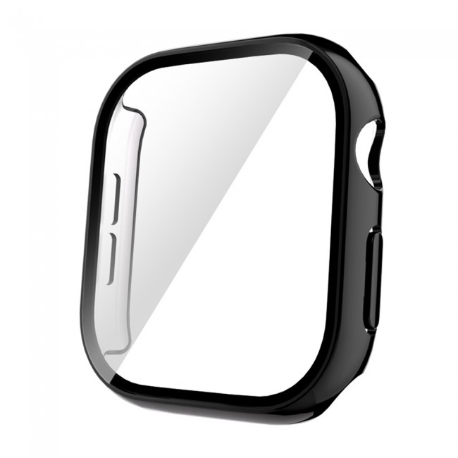 Apple Watch 10 42mm Sert PC Kasa Electroplatink Çerçeveli Ekran Koruyucu Zore Watch Gard 36 Apple Watch 10 42mm Sert PC Kasa Electroplatink Çerçeveli Ekran Koruyucu Zore Watch Gard 36