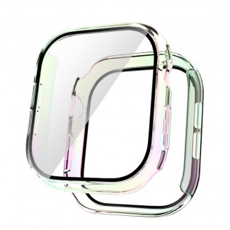Apple Watch 10 42mm Sert PC Kasa Electroplatink Çerçeveli Ekran Koruyucu Zore Watch Gard 36 Apple Watch 10 42mm Sert PC Kasa Electroplatink Çerçeveli Ekran Koruyucu Zore Watch Gard 36