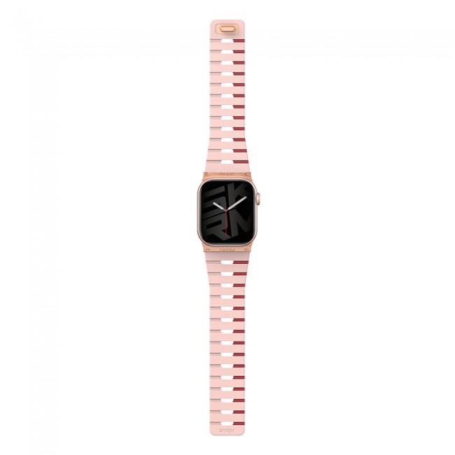 Apple Watch 10 42mm Skinarma Gemini Serisi TPU Magnetik Silikon Kordon Apple Watch 10 42mm Skinarma Gemini Serisi TPU Magnetik Silikon Kordon