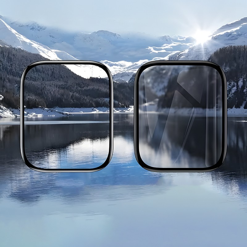 Bal-z Apple Watch 10 42mm Wiwu JD-107 Easy Install Serisi HD Ekran Koruyucu Film + Kolay Uygulama Aparatı