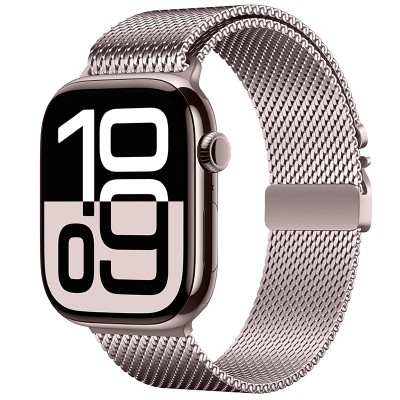 Bal-z Apple Watch 10 42mm  KRD-121 Metal Hasır Kordon