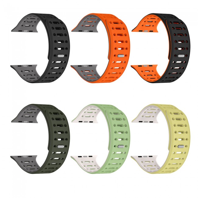 Apple Watch 10 42mm Zore KRD-124 Silikon Kordon Strap Kayış Apple Watch 10 42mm Zore KRD-124 Silikon Kordon Strap Kayış