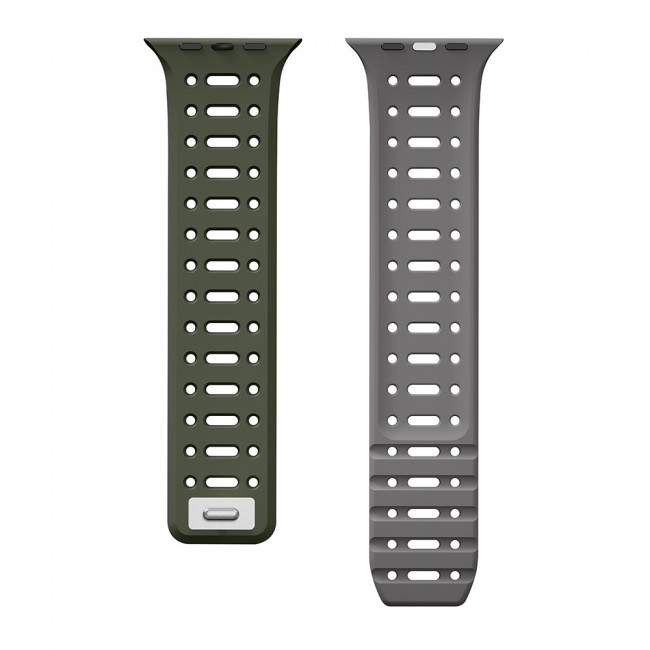 Apple Watch 10 42mm Zore KRD-124 Silikon Kordon Strap Kayış Apple Watch 10 42mm Zore KRD-124 Silikon Kordon Strap Kayış