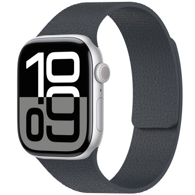 Bal-z Apple Watch 10 42mm  KRD-136 Kabartma Desenli Silikon Kordon