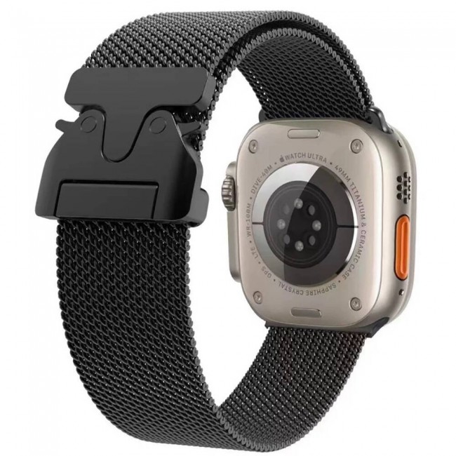 Apple Watch 10 42mm Zore KRD-25 Metal Hasır Kordon Apple Watch 10 42mm Zore KRD-25 Metal Hasır Kordon