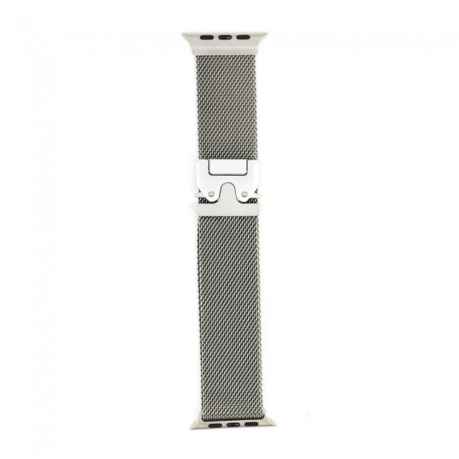 Apple Watch 10 42mm Zore KRD-25 Metal Hasır Kordon Apple Watch 10 42mm Zore KRD-25 Metal Hasır Kordon