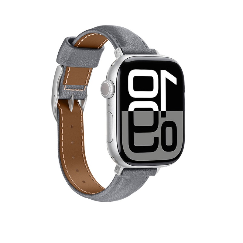 Bal-z Apple Watch 10 46mm Amazingthing Glamour Class Deri Kordon