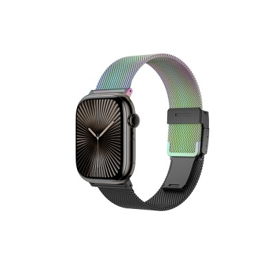 Bal-z Apple Watch 10 46mm Amazingthing Omni StyleFlip Metal Hasır Kordon