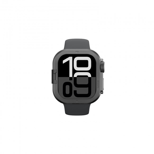 Apple Watch 10 46mm Amazingthing Premium Armor Fit FullGuard Metal Kasa ve Ekran Koruyucu Apple Watch 10 46mm Amazingthing Premium Armor Fit FullGuard Metal Kasa ve Ekran Koruyucu