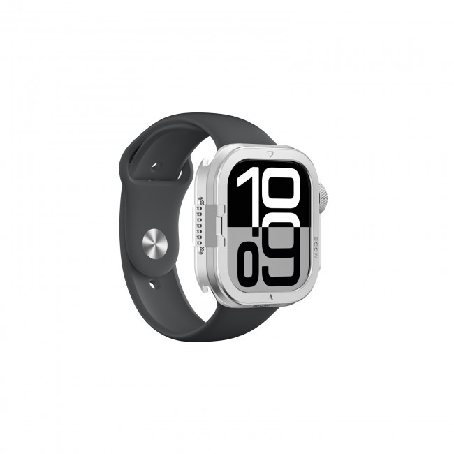 Apple Watch 10 46mm Amazingthing Premium Armor Fit FullGuard Metal Kasa ve Ekran Koruyucu Apple Watch 10 46mm Amazingthing Premium Armor Fit FullGuard Metal Kasa ve Ekran Koruyucu