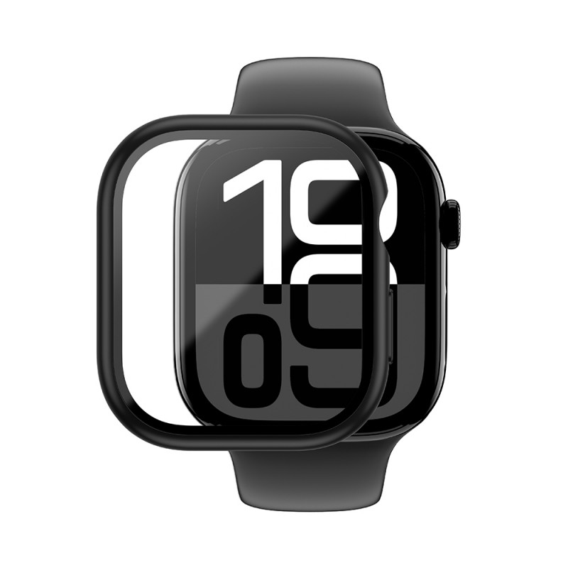 Bal-z Apple Watch 10 46mm Amazingthing Radix Minimal FullGuard Sert PC Kasa ve Ekran Koruyucu