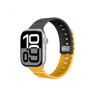 Apple Watch 10 46mm Amazingthing SilqLock Silikon Kordon Strap Kayış Apple Watch 10 46mm Amazingthing SilqLock Silikon Kordon Strap Kayış