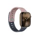 Apple Watch 10 46mm Amazingthing SilqLock Silikon Kordon Strap Kayış