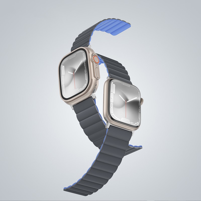 Bal-z Apple Watch 10 46mm Amazingthing Smoothie Mag Magnetik Tak Çıkar Silikon Strap Kayış