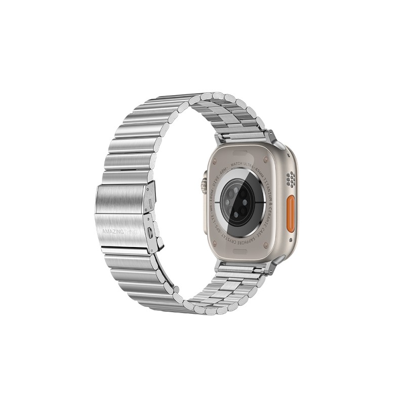 Bal-z Apple Watch 10 46mm Amazingthing Titan Steel Metal Kordon