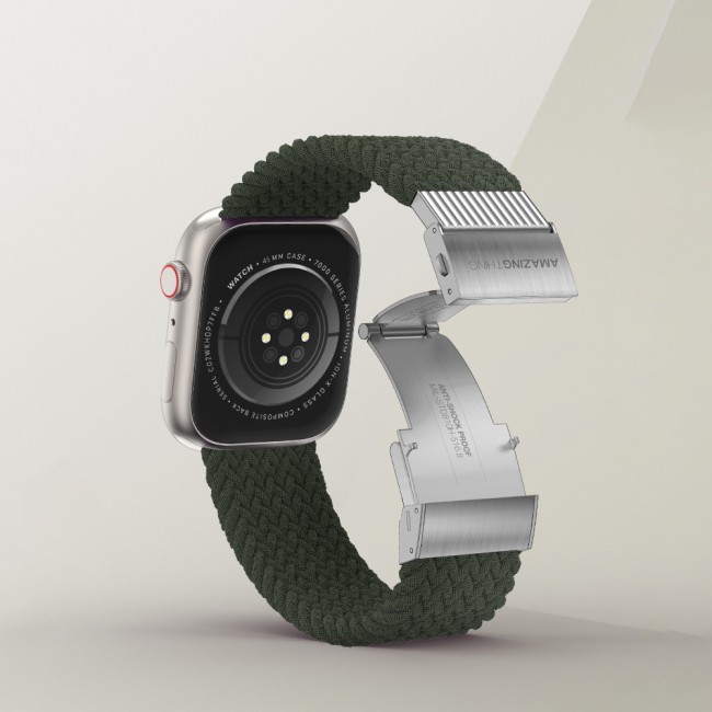 Apple Watch 10 46mm Amazingthing Titan Weave 2 Sport Örgü Kordon