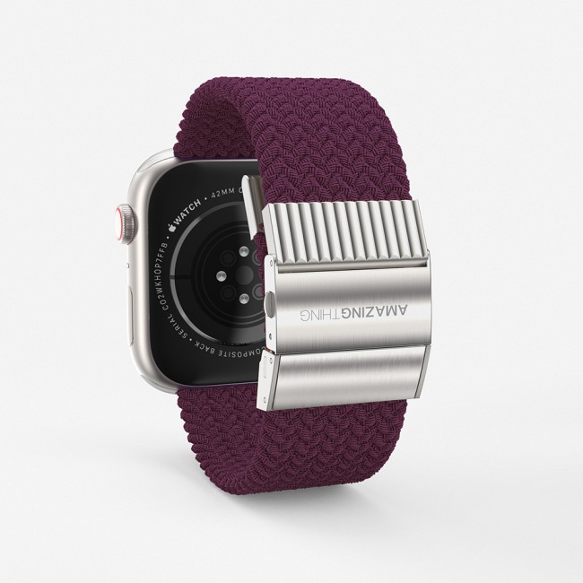 Apple Watch 10 46mm Amazingthing Titan Weave Örgü Sport Kordon