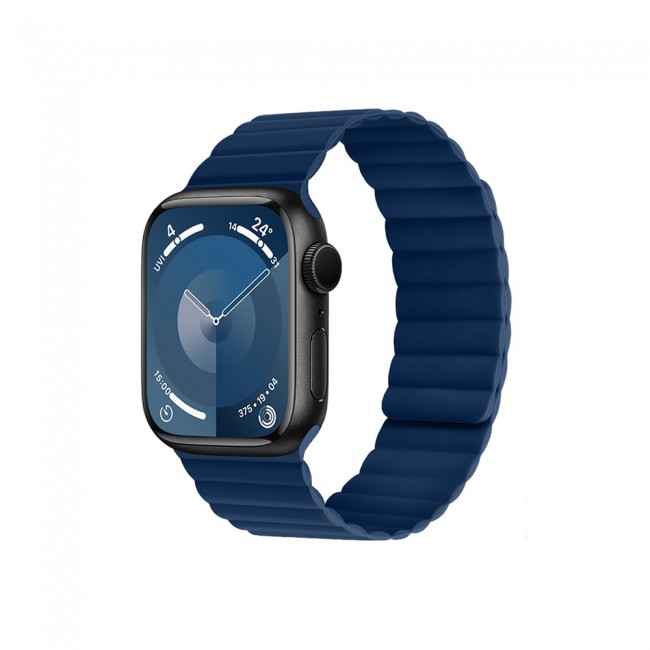 Apple Watch 10 46mm Kordon Raptic Magnetik Tak Çıkar Silikon Strap Kayış