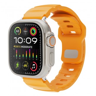 Apple Watch 10 46mm KRD-143 Silikon Kordon Apple Watch 10 46mm KRD-143 Silikon Kordon