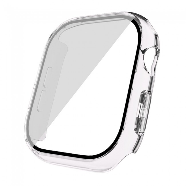 Apple Watch 10 46mm Sert PC Kasa Electroplatink Çerçeveli Ekran Koruyucu Zore Watch Gard 36 Apple Watch 10 46mm Sert PC Kasa Electroplatink Çerçeveli Ekran Koruyucu Zore Watch Gard 36