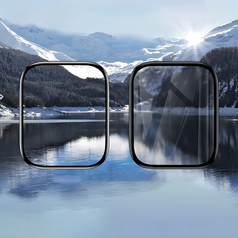 Bal-z Apple Watch 10 46mm Wiwu JD-107 Easy Install Serisi HD Ekran Koruyucu Film + Kolay Uygulama Aparatı