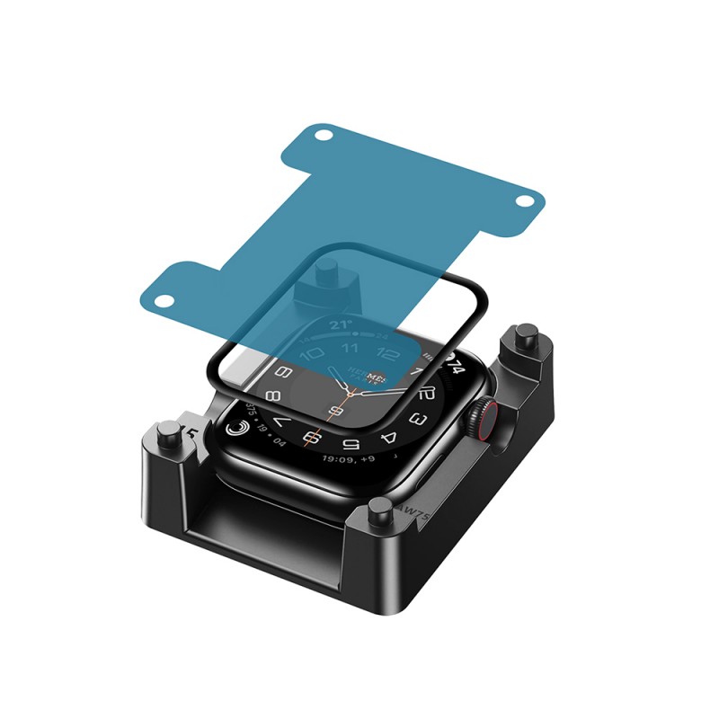 Bal-z Apple Watch 10 46mm Wiwu JD-107 Easy Install Serisi HD Ekran Koruyucu Film + Kolay Uygulama Aparatı