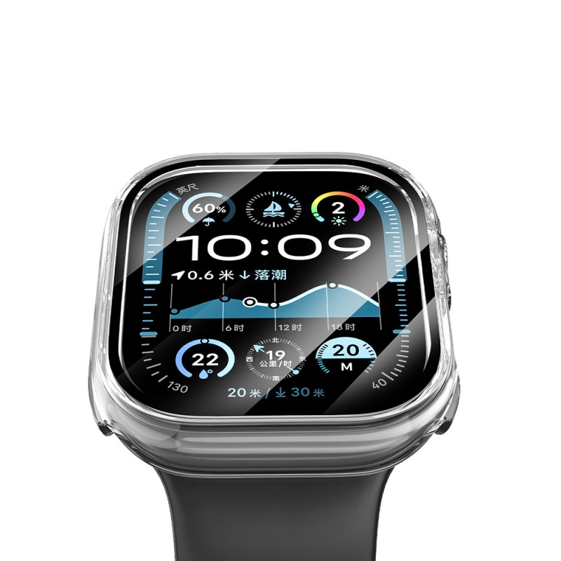 Bal-z Apple Watch 10 46mm Wiwu JD-108 Kasa Koruyucu + HD Ekran Koruyucu Film