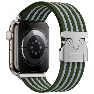 Apple Watch 10 46mm Zore KRD-133 Naylon Kumaş Hasır Örgülü Kordon Apple Watch 10 46mm Zore KRD-133 Naylon Kumaş Hasır Örgülü Kordon