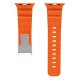 Apple Watch 10 46mm Zore KRD-145 Metal Tokalı Silikon Kordon Apple Watch 10 46mm Zore KRD-145 Metal Tokalı Silikon Kordon