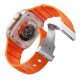 Apple Watch 10 46mm Zore KRD-145 Metal Tokalı Silikon Kordon Apple Watch 10 46mm Zore KRD-145 Metal Tokalı Silikon Kordon