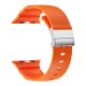 Apple Watch 10 46mm Zore KRD-145 Metal Tokalı Silikon Kordon Apple Watch 10 46mm Zore KRD-145 Metal Tokalı Silikon Kordon