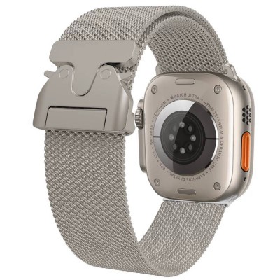 Bal-z Apple Watch 10 46mm Zore KRD-25 Metal Hasır Kordon
