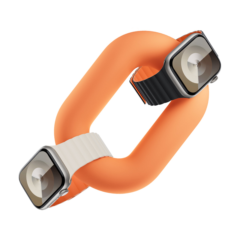 Bal-z Apple Watch 38mm Benks Magnetik Tak Çıkar Silikon Strap Kayış