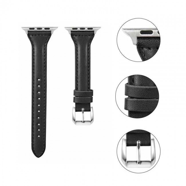 Apple Watch 38mm KRD-28 Deri Kordon Apple Watch 38mm KRD-28 Deri Kordon