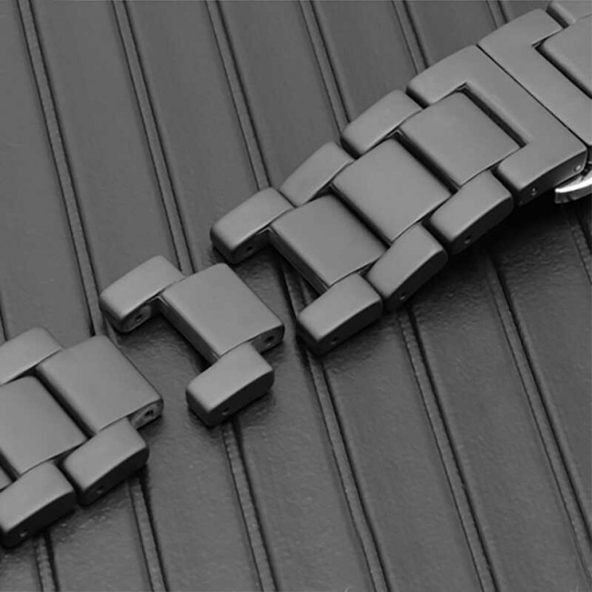Apple Watch 38mm Mat Seramik Metal Kordon Apple Watch 38mm Mat Seramik Metal Kordon
