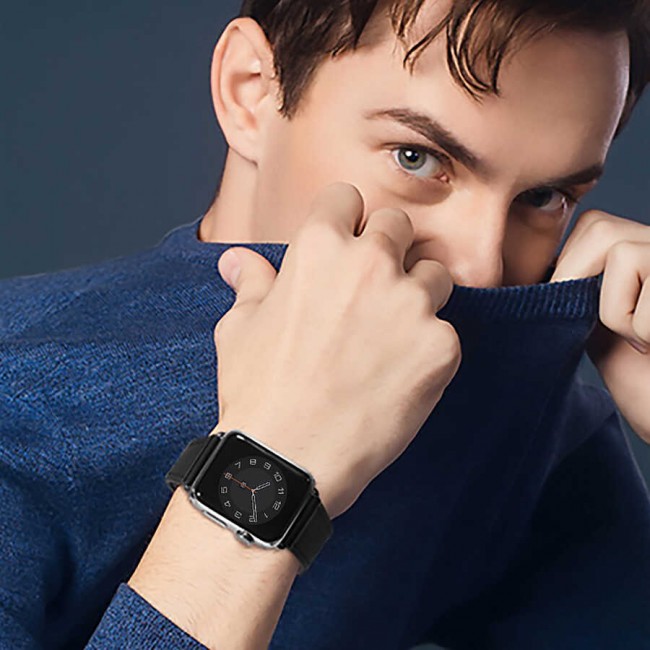 Apple Watch 38mm Wiwu Attleage Watchband Hakiki Deri Kordon Apple Watch 38mm Wiwu Attleage Watchband Hakiki Deri Kordon