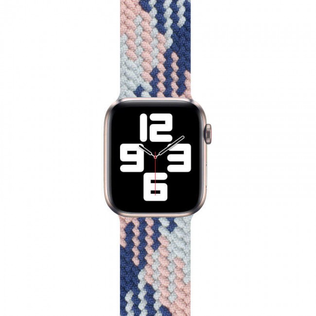 Apple Watch 38mm Wiwu Braided Solo Loop Contrast Color Small Kordon Apple Watch 38mm Wiwu Braided Solo Loop Contrast Color Small Kordon