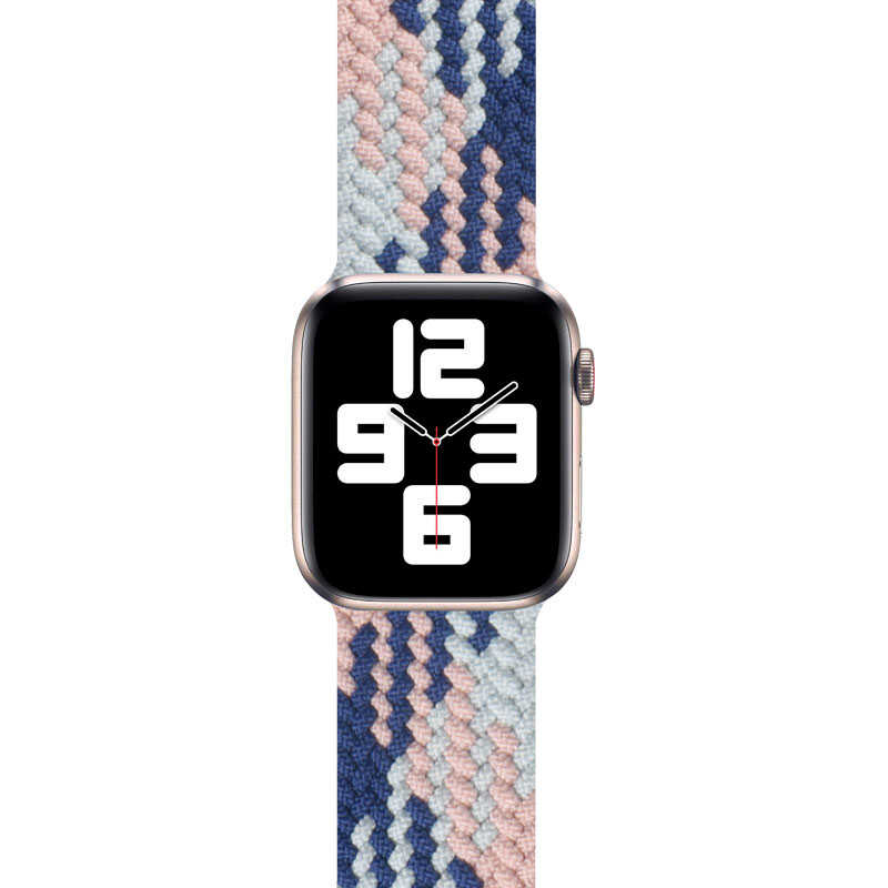Bal-z Apple Watch 38mm Wiwu Braided Solo Loop Contrast Color Small Kordon