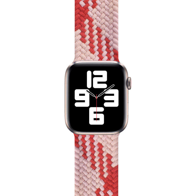Bal-z Apple Watch 38mm Wiwu Braided Solo Loop Contrast Color Small Kordon