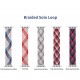 Apple Watch 38mm Wiwu Braided Solo Loop Contrast Color Medium Kordon Apple Watch 38mm Wiwu Braided Solo Loop Contrast Color Medium Kordon