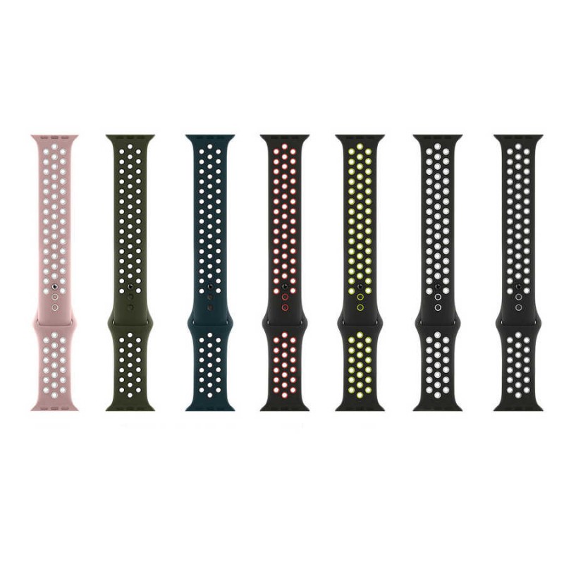 Bal-z Apple Watch 38mm Wiwu Dual Color Sport Band Silikon Kordon