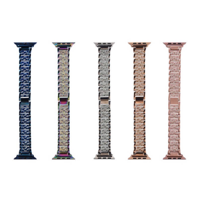 Bal-z Apple Watch 38mm Wiwu Three Beads Set Auger Metal Kordon